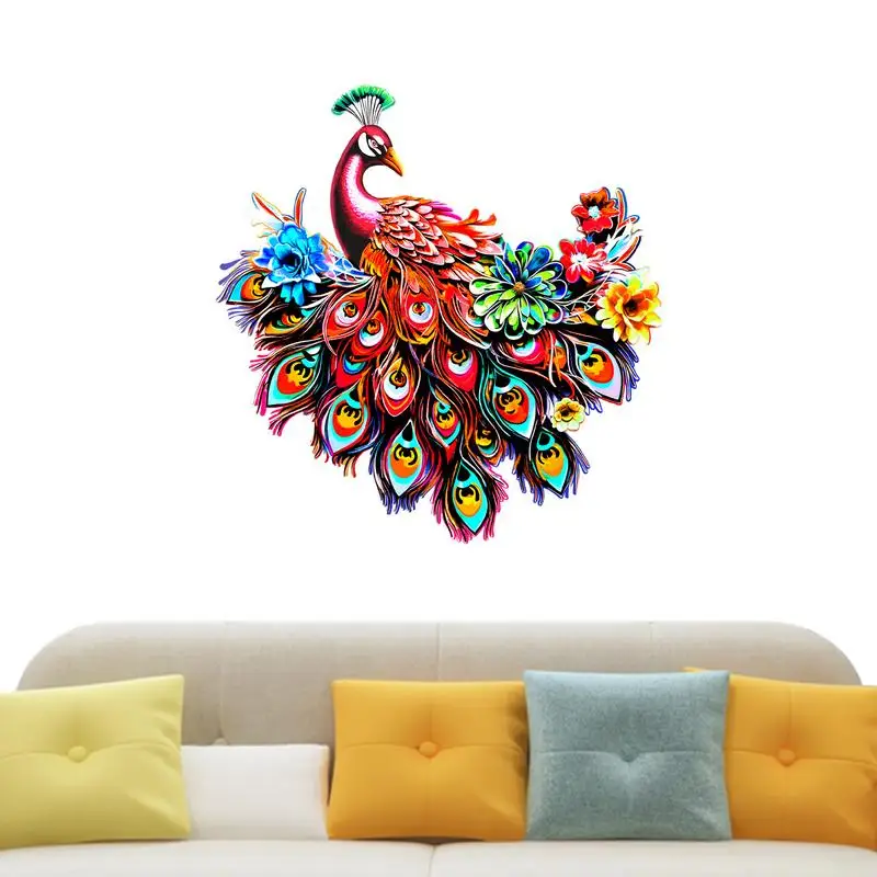 

Metal Wall Art Minimalist Peafowl Home Wall Decor Peafowl Iron Wall Sculpture Modern Hanging Decor hummingbirds for Living Room