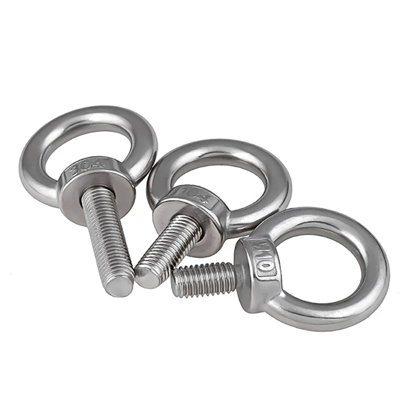 Viti Di Espansione Con Occhiello In Acciaio Inox 304 - Confezione Da 5 Pezzi Per Fissaggi In Muratura