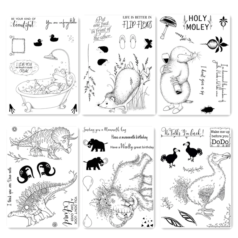 Frog Stamps Card Making Clear Stamps Frog Frogs Transparent Stamps