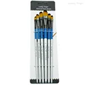 6pcs S-blue Filbert
