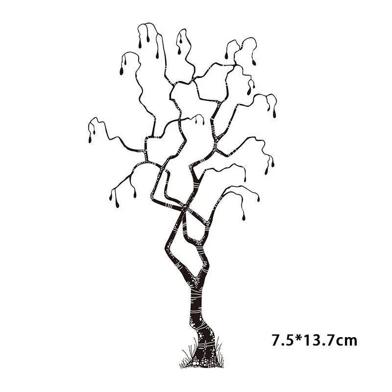 

Trees plants Rubber Stamp Clear Stamps for DIY Scrapbooking Card Transparent Silicone Stamp Making Photo Album Crafts Decor
