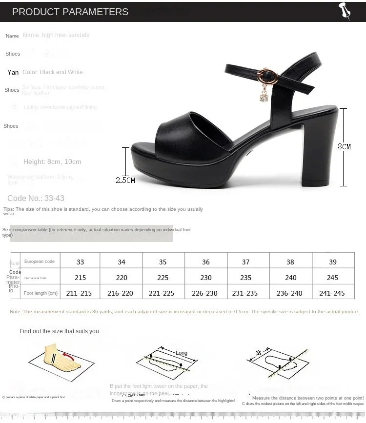 PlatiNum Sandals - Heel Detail