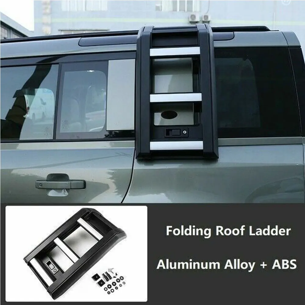 

Foldable Liftable Ladder Protective Frame Fits for Land Rover Defender 2020-2024