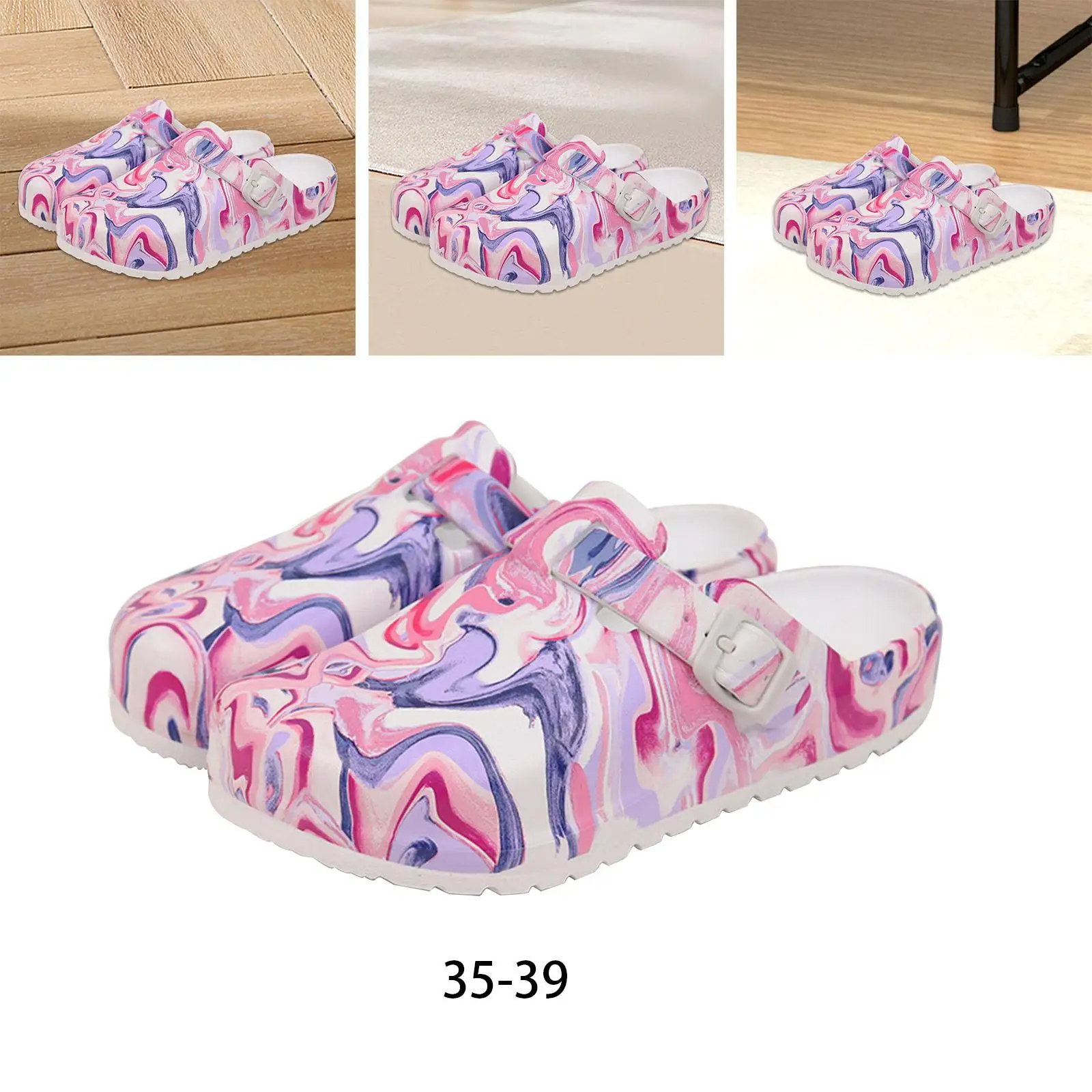 

Туфли для кормления, креативные разноцветные полиуретановые Нескользящие удобные женские мужские туфли для сада, санитарного интерьера, пляжа