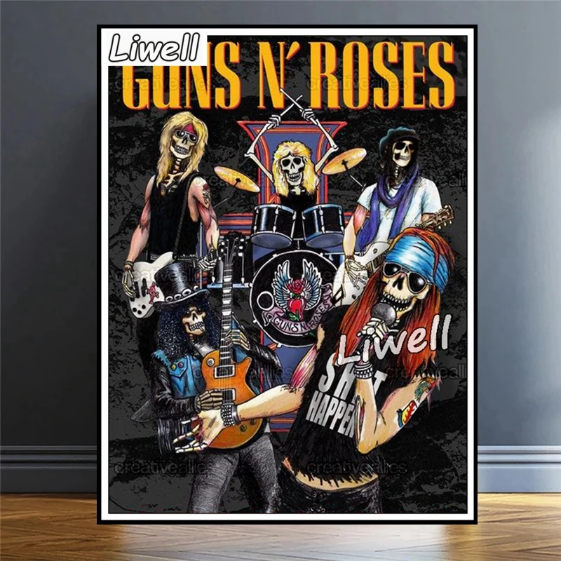 Guns N Roses Cross Without Skulls