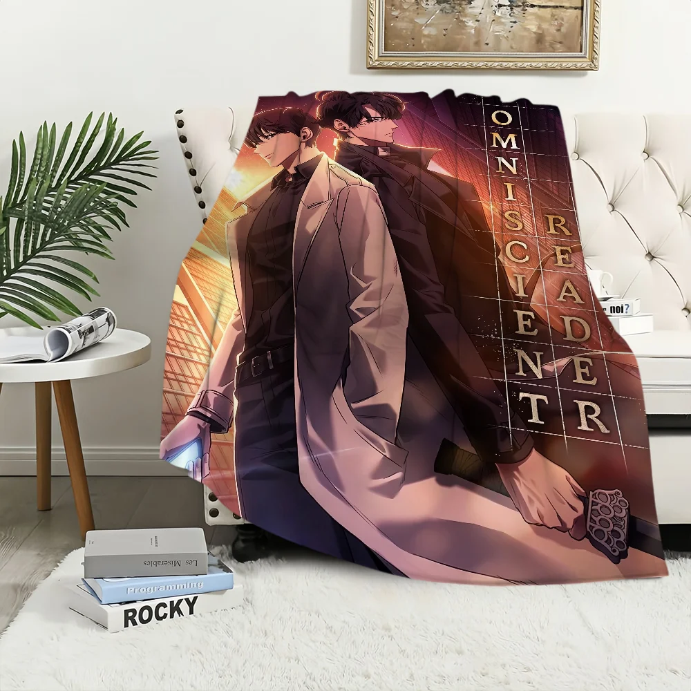 Novel Omniscient Reader Viewpoint comic Blanket Plush Nap Sofa rug for Living Room Office Bedroom Birthday Home Travel Kid Gifts 2
