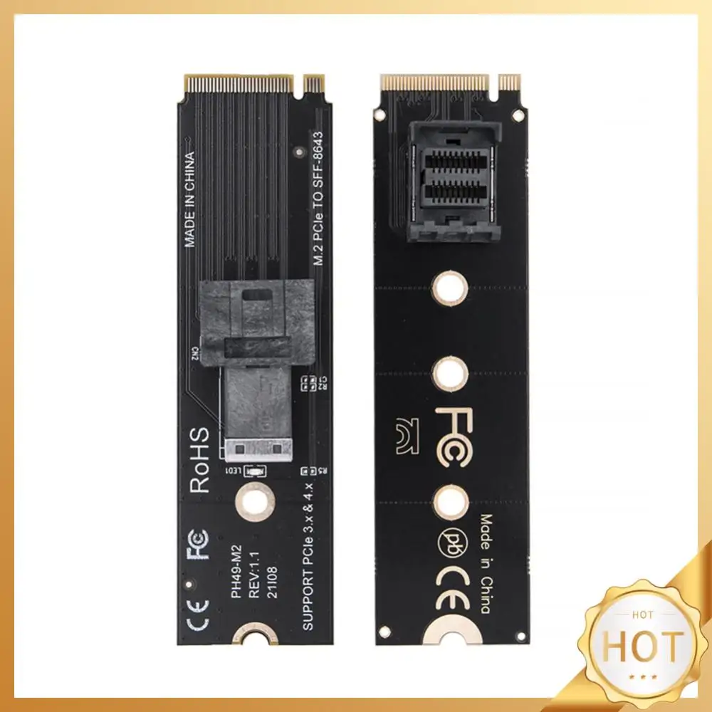 

Адаптер для жесткого диска M.2 NVME на U.2, Mkey PCIeX4 M.2 PCIe на SFF8643, адаптер для жесткого диска M.2 NVME, поддержка 2230/42/60/80 SSD