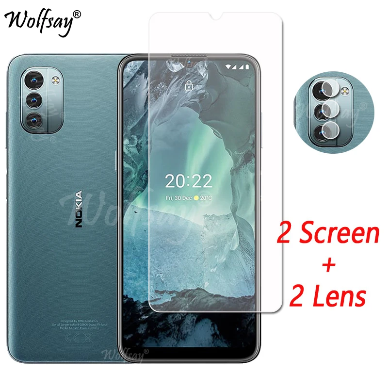 Lente Della Fotocamera Per Nokia G11 Protezione Dello Schermo In Vetro Temperato Nokia G11 G21 X10 X20 8.3 5.4 3.4 2.3 Vetro Della Fotocamera Per Noki
