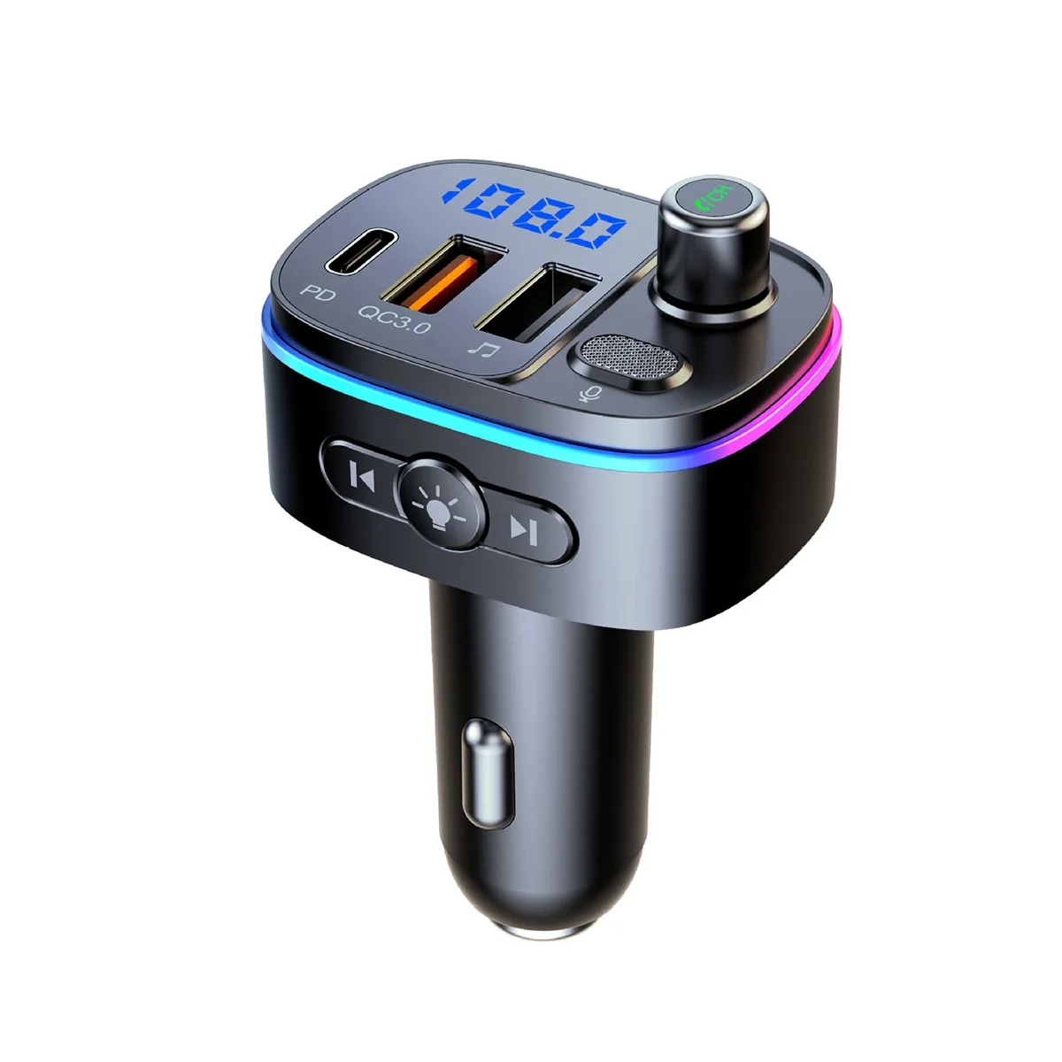 

Новый Автомобильный MP3-плеер Bluetooth без потерь, Многофункциональный Автомобильный MP3-плеер с функцией звонка по Bluetooth, автомобильное зарядное устройство 3,0, универсальная Быстрая зарядка
