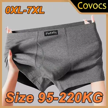 Pantaloncini boxer di grandi dimensioni per uomo intimo 6xl 7xl 8xl mutande maschili traspiranti 95kg-220kg Homme boxer mutandine morbide vestiti 1