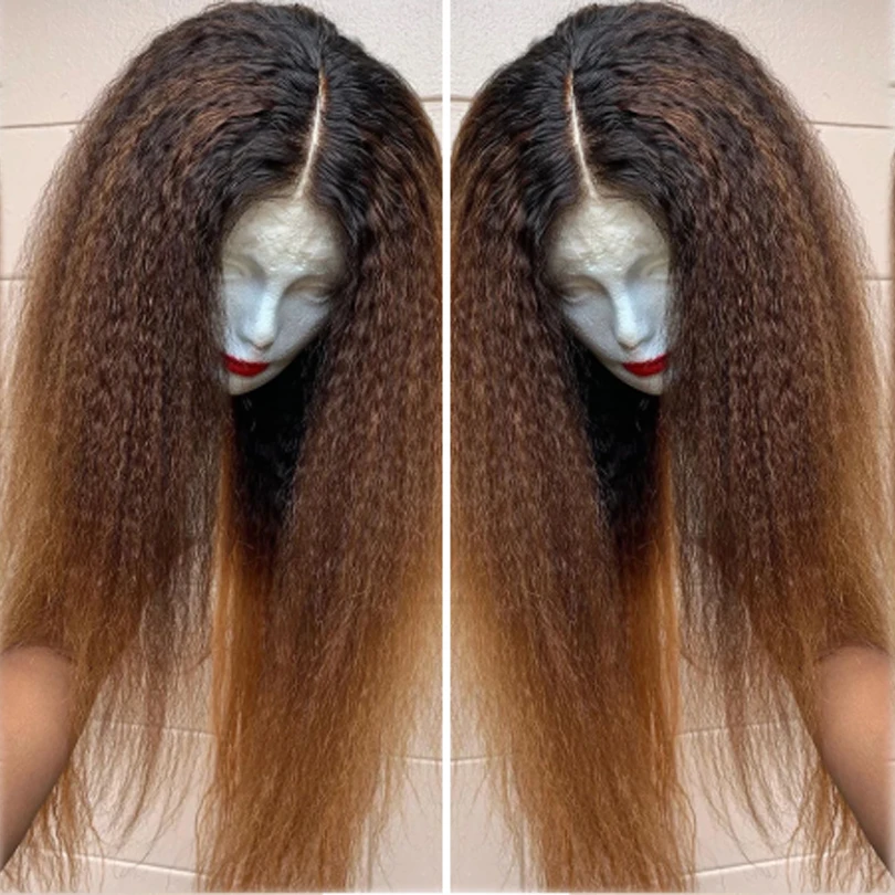 yaki-long-kinky-straight-lace-front-wig-para-mulheres-negras-ombre-marrom-cabelo-do-bebe-pre-arrancadas-resistente-ao-calor-glueless-180-densidade-26