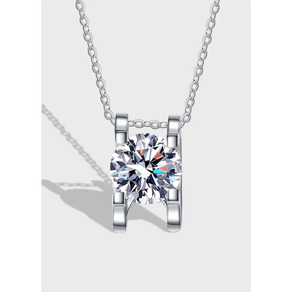 

Tiktok, Kwai sang, S925 live mullite necklace, female classic ox head pendant, chain neck bone