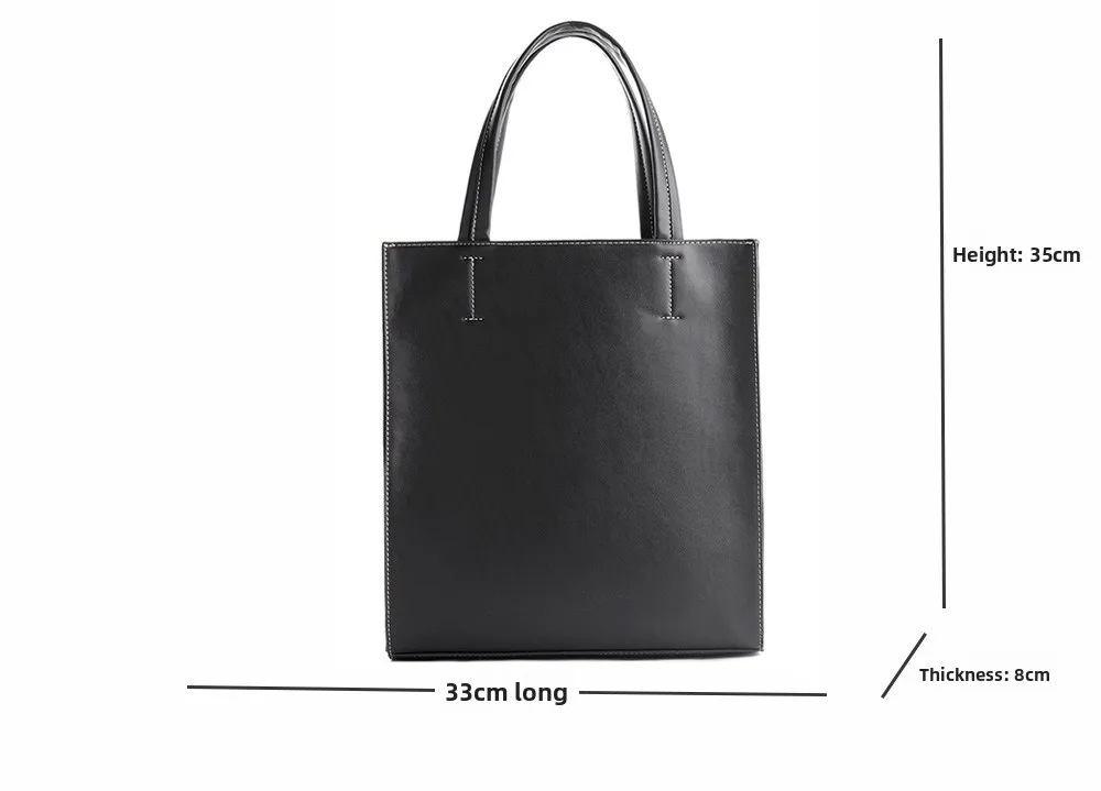 Men's Vertical Large Capaci Handbag Faionable mat Commuter Busin Laptop Bag with Sub-bag Soft PU Material
