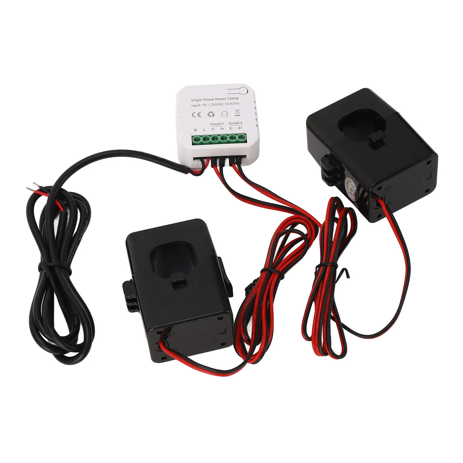 

Smart Energy Meter Overload Protection 35MM DIN Rail Mount Electricity Monitor AC90-250V Simple Operation for Solar PV System