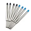 10Pcs 9.8cm Replaceable Metal Pen Refills 0.7mm Special Office Business Ballpoint Pen Refill Rods for Writing Office Stationery 5