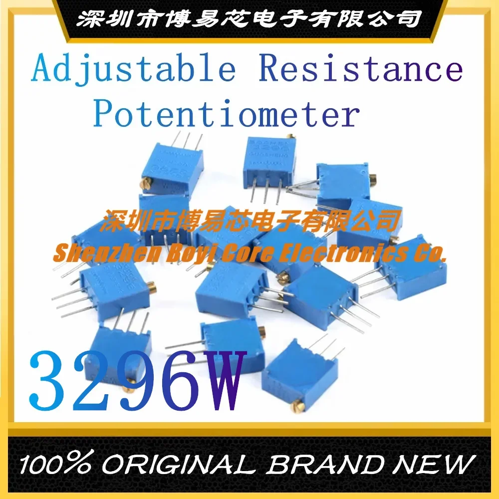 

3296W top adjustment 1K 2K 5K 10K 20K 50K 100K 200K 500K 1M 2M Multi-turn Precision Adjustable Resistance Potentiometer