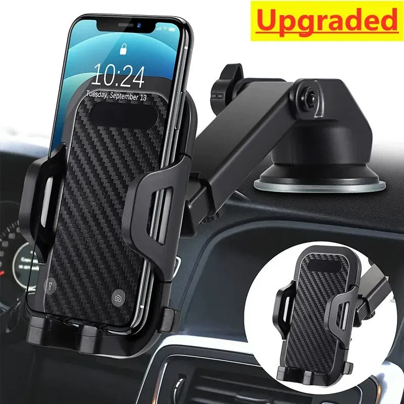 VIKEFON Sucker Car Phone Holder Mount Stand Suction Cup Smartphone