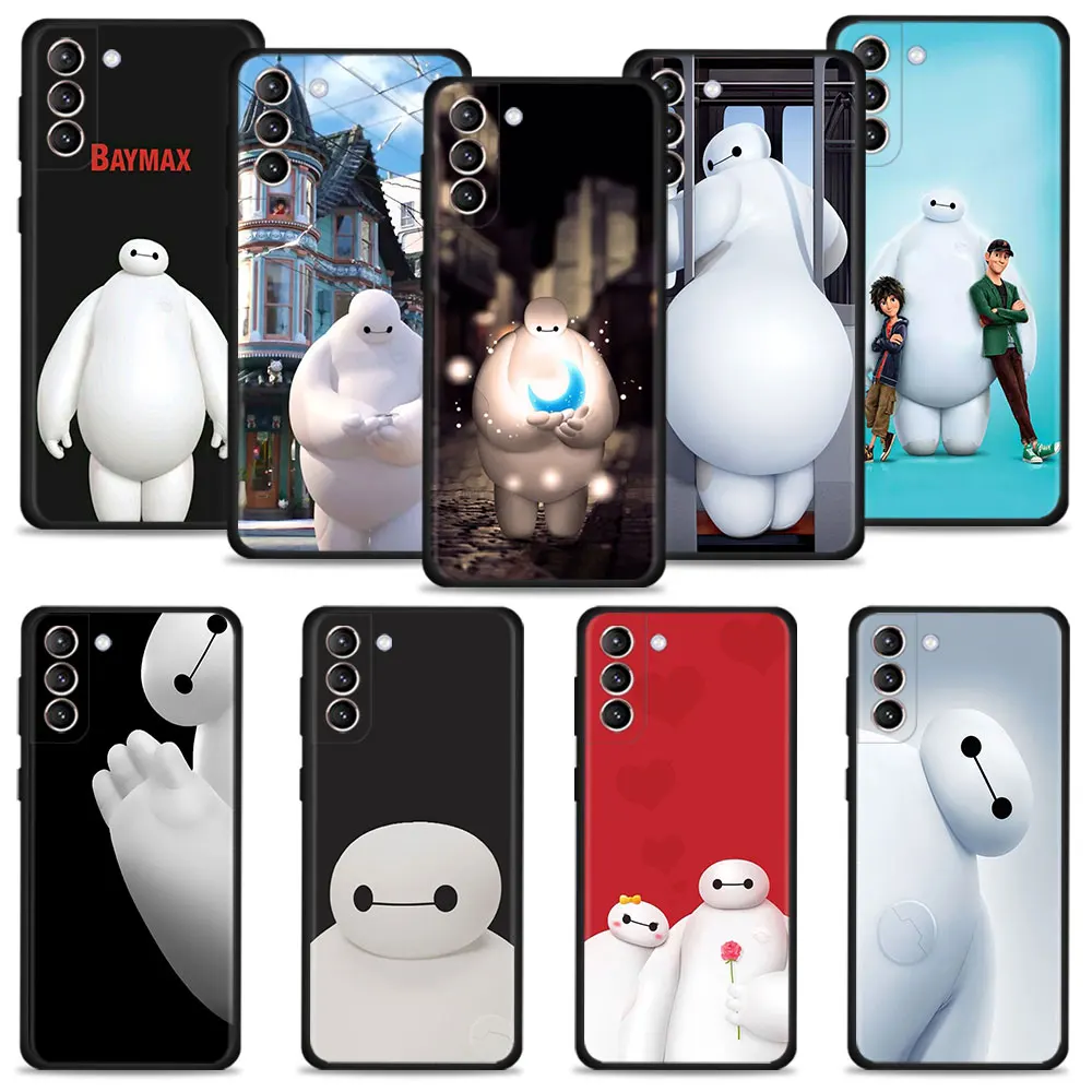 Big White Baymax Warm Embrace Case Per Samsung S24 S23 S22 S21 S20 Ultra Fe S10 Plus 4G 5G Capa Coque Fundas Cover Shell