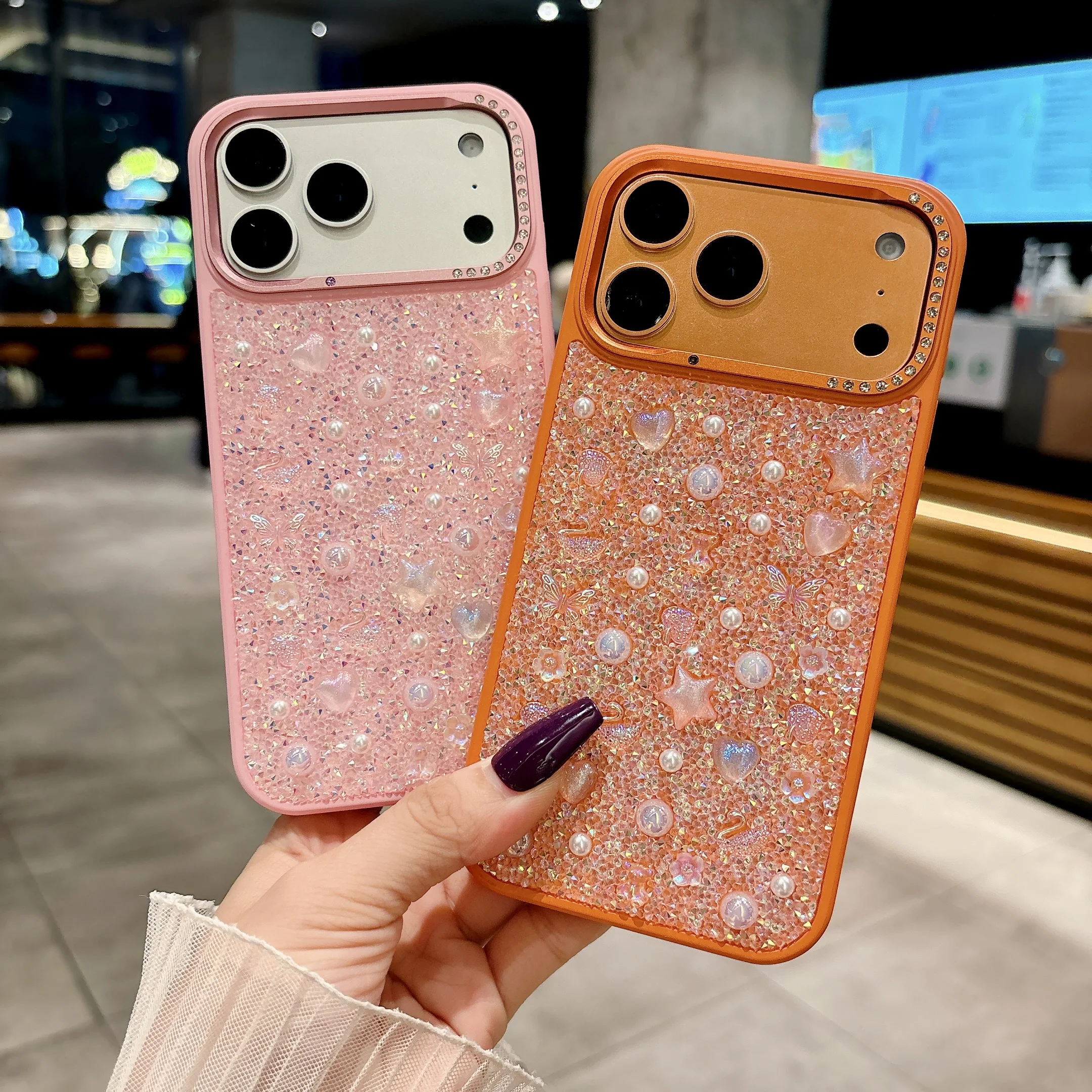 Luxury Glitter Rhinestone Phone Case - Shiny Bling Girly Shockproof Cover