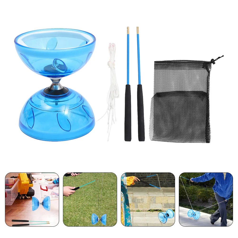 Soft Rubber Bearing Diabolo Toys Classic Funny Juggling Top for Kids Chinese Elder Outdoor diabolo toys