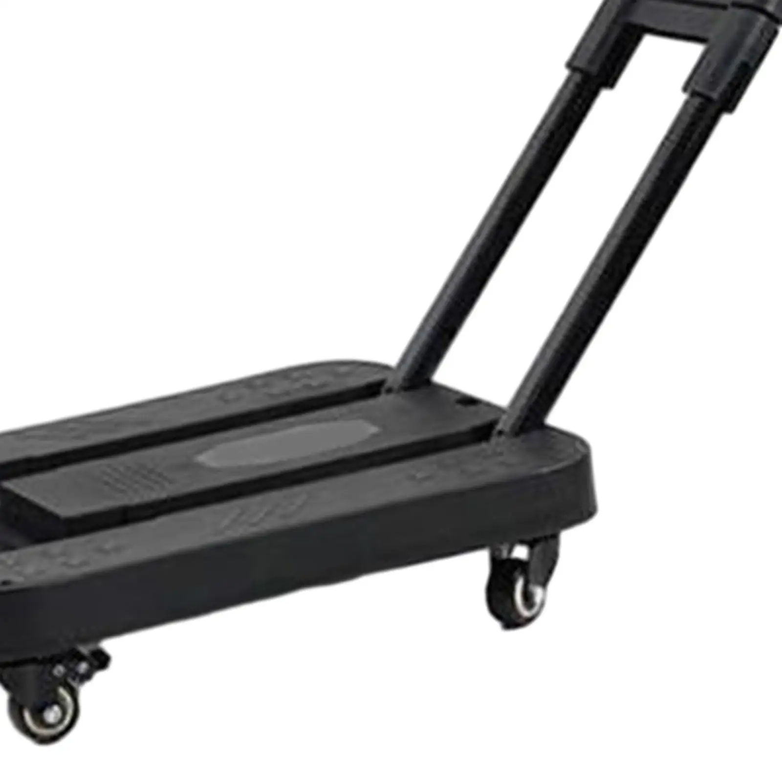 Dolly Cart Lightweight Max 165lb Portable Luggage Trolley Cart Folding Hand Truck for Travel Carrying Shopping Grocery Office