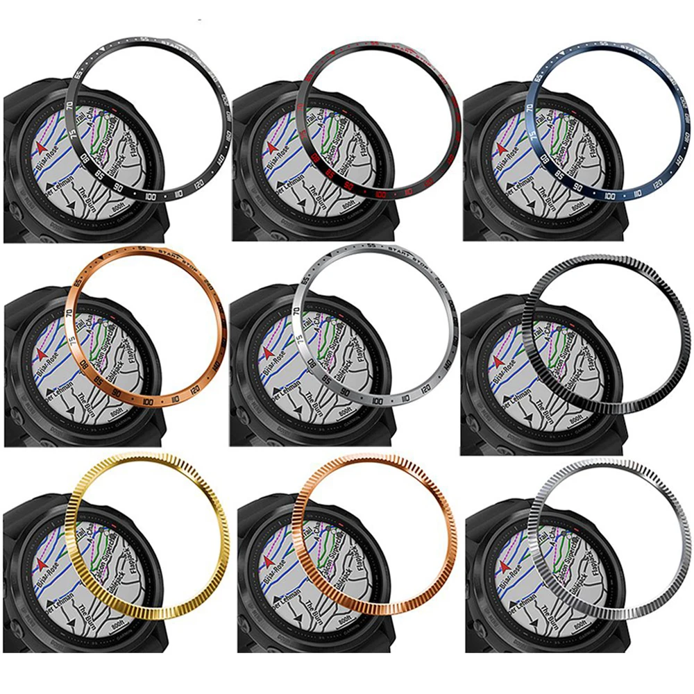 

For Garmin Fenix 6S/6S Pro Bezel Styling Ring for Fenix 6S Sapphire Anti-Scratch Frame Ring Case Cover