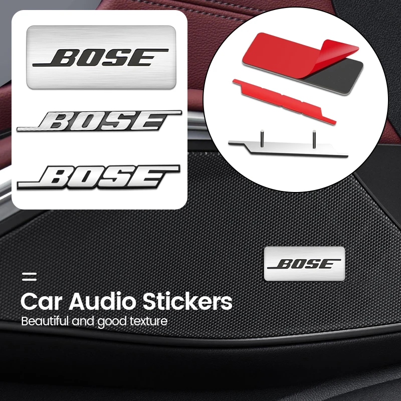 virkelighed Kommandør Pump 10pcs / Lot Auto Aluminum 3d Metal Pin Bose Hi-fi Speaker Audio Stereo  Labeling Decorate Sticker Badge Emblem Decals Car Styling - Car Stickers -  AliExpress