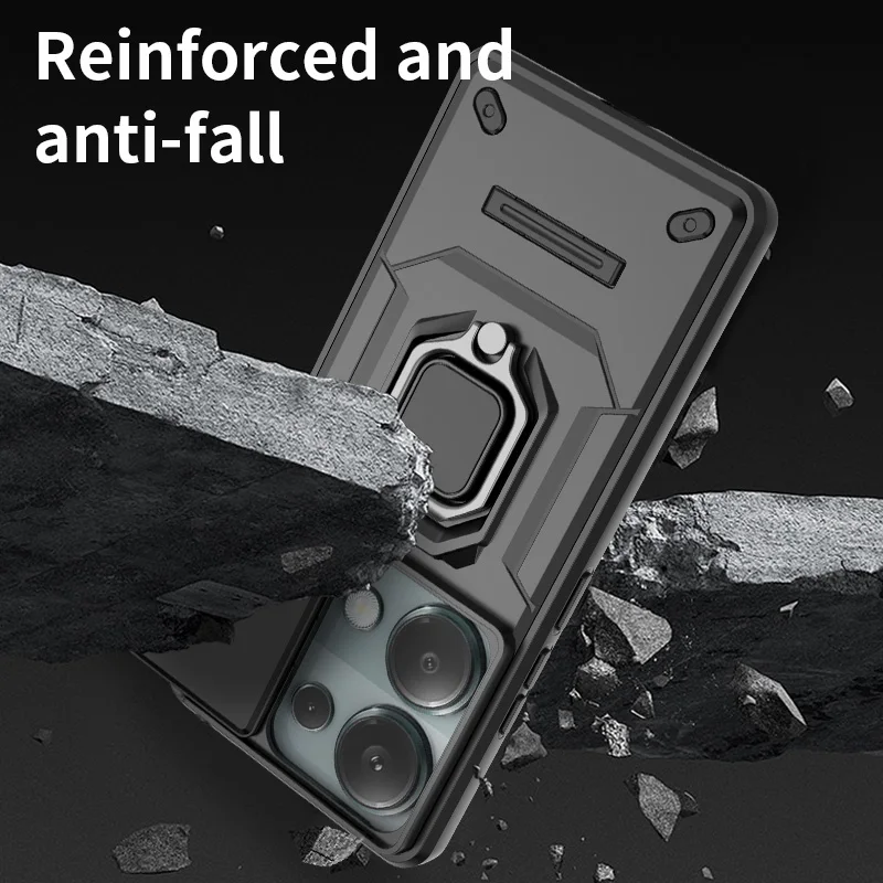 Magnetic Shockproof Slide Camera Phone Case