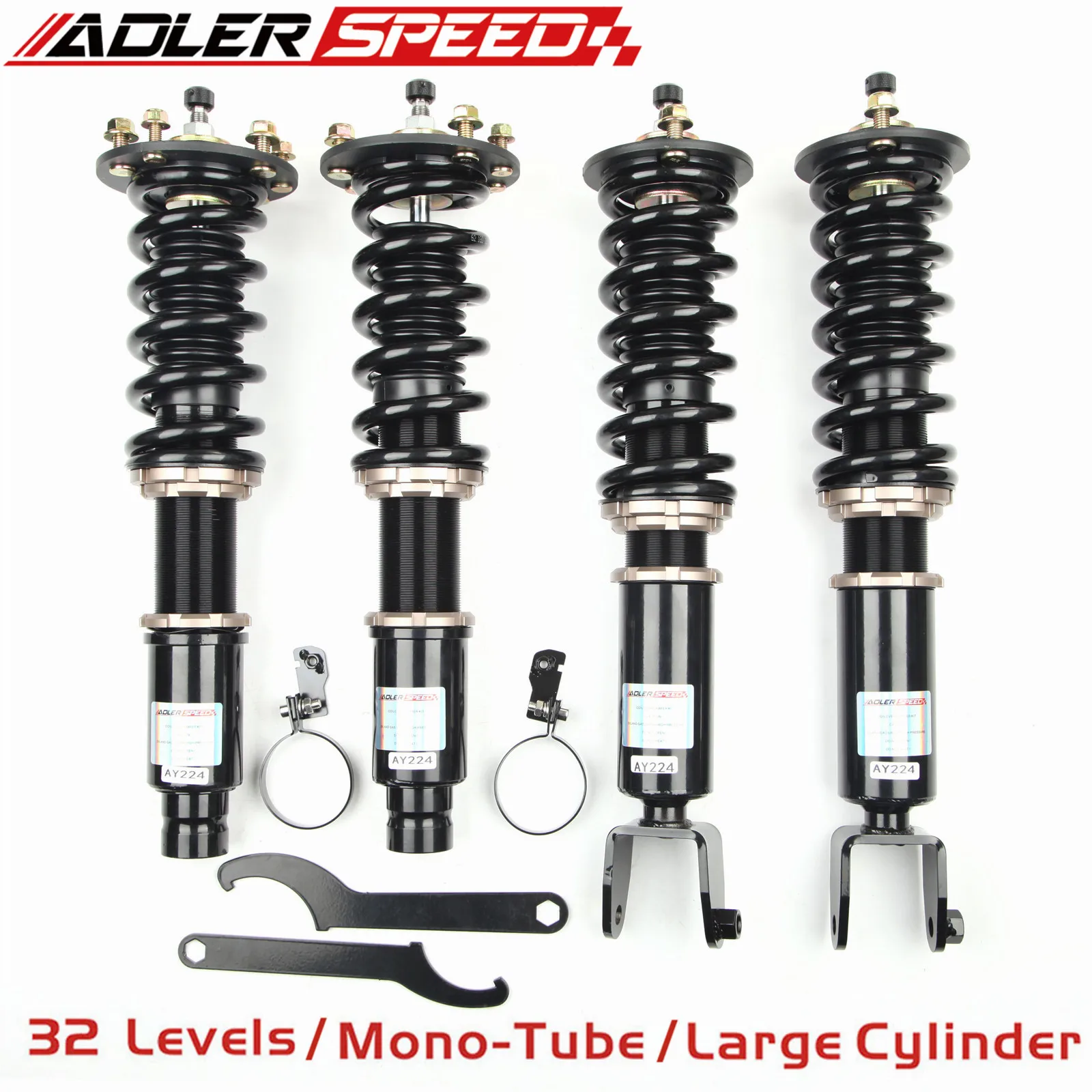 

ADLERSPEED 32 Levels Damper Mono Tube Coilovers Suspension For Acura TL FWD / AWD (UA8/UA9) 2009-14 For Acura TSX (CU) 2009-14