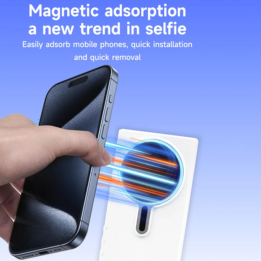 4.7inch Phone Selfie Monitor Screen For Photographers Bloggers With Speaker Mobile Selfie Screen Projector Wireless Charging