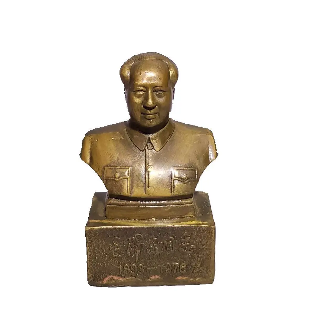 

Из бронзы, чистая медь, портрет председателя, бюст Мао, сувениры для офиса гостиной
