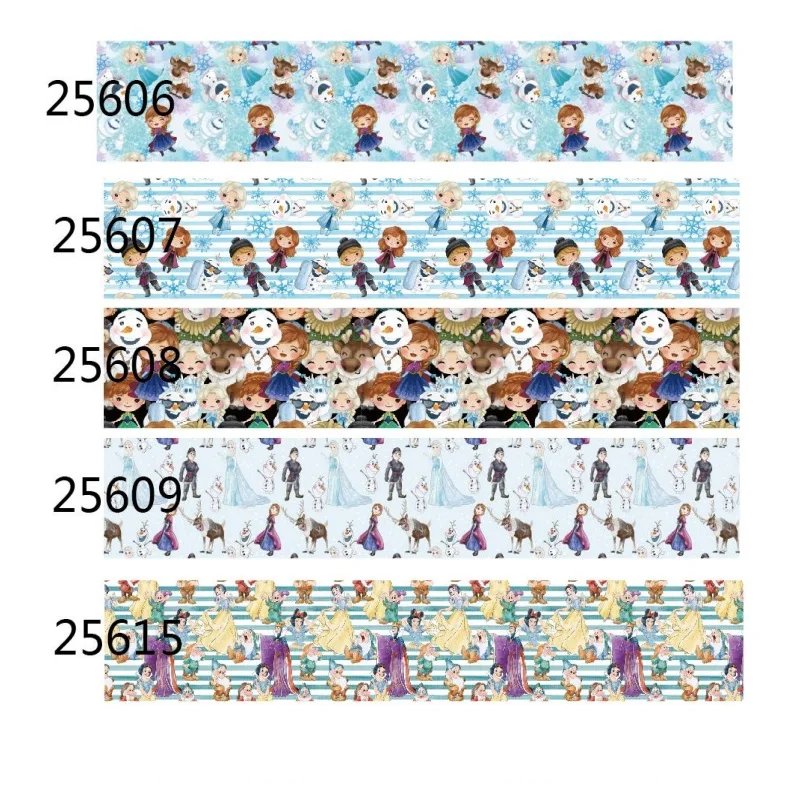 

Disney Frozen 38mm Grosgrain Ribbon for Bows Sewing Accessories Craft Materials DIY 10yards