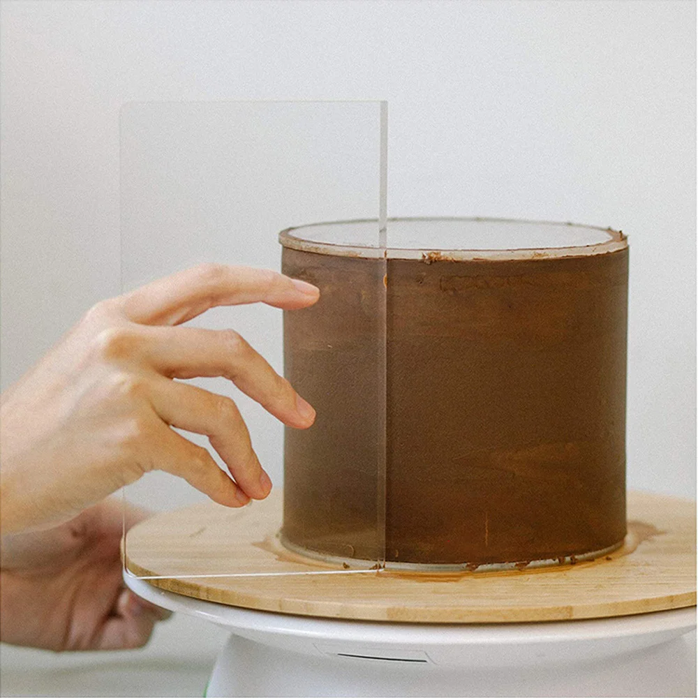 Cake Decorating Tools 2Pcs Reusable Acrylic Cake Disc Round Base Plate For Layered Cakes