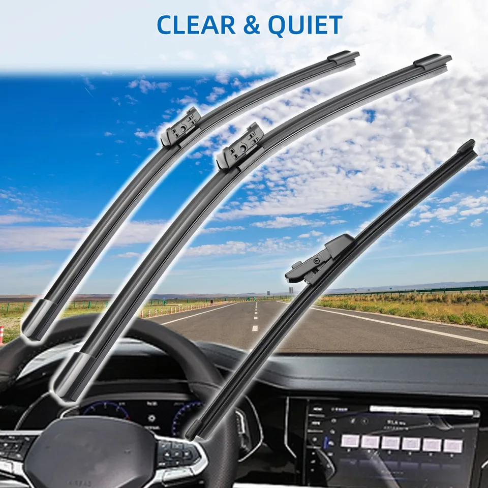 撥水 フラットエアロ ワイパーブレード U字フック 500mm 1本 ワイパー交換 サイズ エアロワイパー 簡単交換 撥水ワイパー 撥水コーティング フロント&amp;リア ワイパーブレード Jフック 2014 2015 2016 2017 26"+18"+12&#