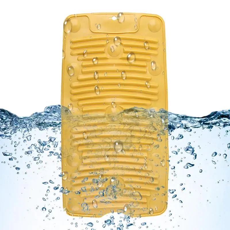 Washing Board Portable Household Non-Slip Silicone Washboard Lazy Personal Laundry Socks Small Washboard Laundry Mat Universal