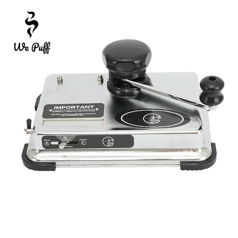 

WE PUFF 6.5mm 8mm Tube Cigarette Rolling Machine Puller Roller Gadgets for Men Hand Crank Tobacco Filler DIY Injector Maker
