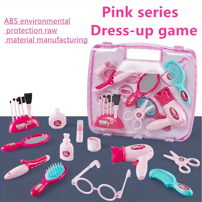 Children's Cosmetics Dressing Toys Set for 3-6 Years Old Girls