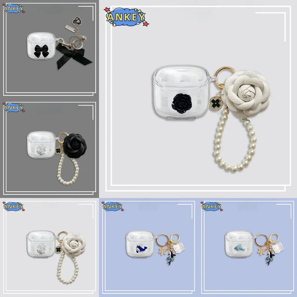 Custodia Per Jbl Tune Flex Buds Beam 225 220 Custodia In Silicone Per Auricolari Regalo Fiore Auricolari Trasparenti Custodia Protettiva Morbida Per C