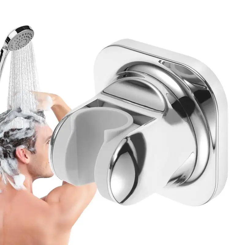 

Регулируемый держатель для душевой лейки, съемный держатель для душевой лейки без гвоздей, регулируемый ручной держатель для душевой лейки для ванной комнаты