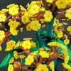 creative expert ideas Botanical Collection ROSE Jonquile flower moc Building Block model toy gifts Christmas 842pcs 5