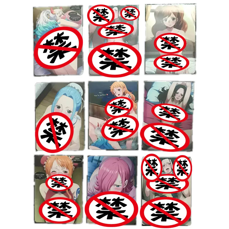 

9 шт./компл. Аниме One Piece DIY Opcg Nami Robin Yamato Сексуальная голая открытка DIY Heroine ACG Классическая игра игрушка подарок Коллекционная открытка