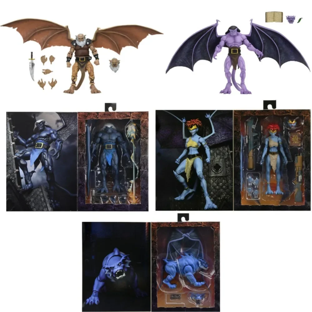

Фигурка аниме NECA Gargoyles Goliath, демона, Гудзон, подвижная фигурка, ручная модель, статуя, коллекционная декоративная игрушка, подарок, оригинал