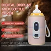 Portable Baby Bottle Insulation Sleeve, Baby Milk Insulation Device with LCD Screen, USB Insulation Bottle for Car Travel, Porta 1