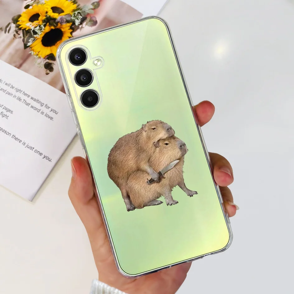Marble Butterfly Soft Silicon Phone Case for Samsung Galaxy A24 4G