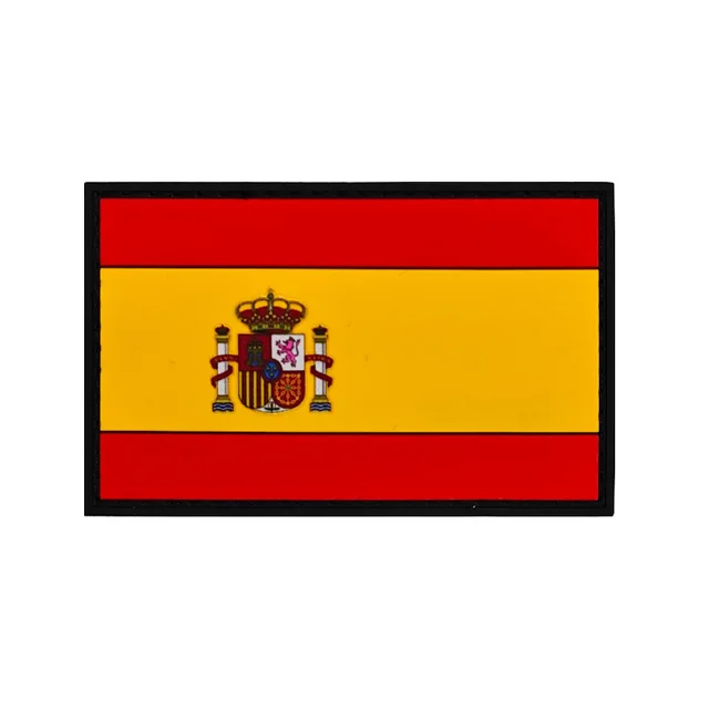 T-N bonne qualité Spain Feel badge crochet et boucle brodé armée militaire  DulCool patchs grill espagnol autocollant lancé