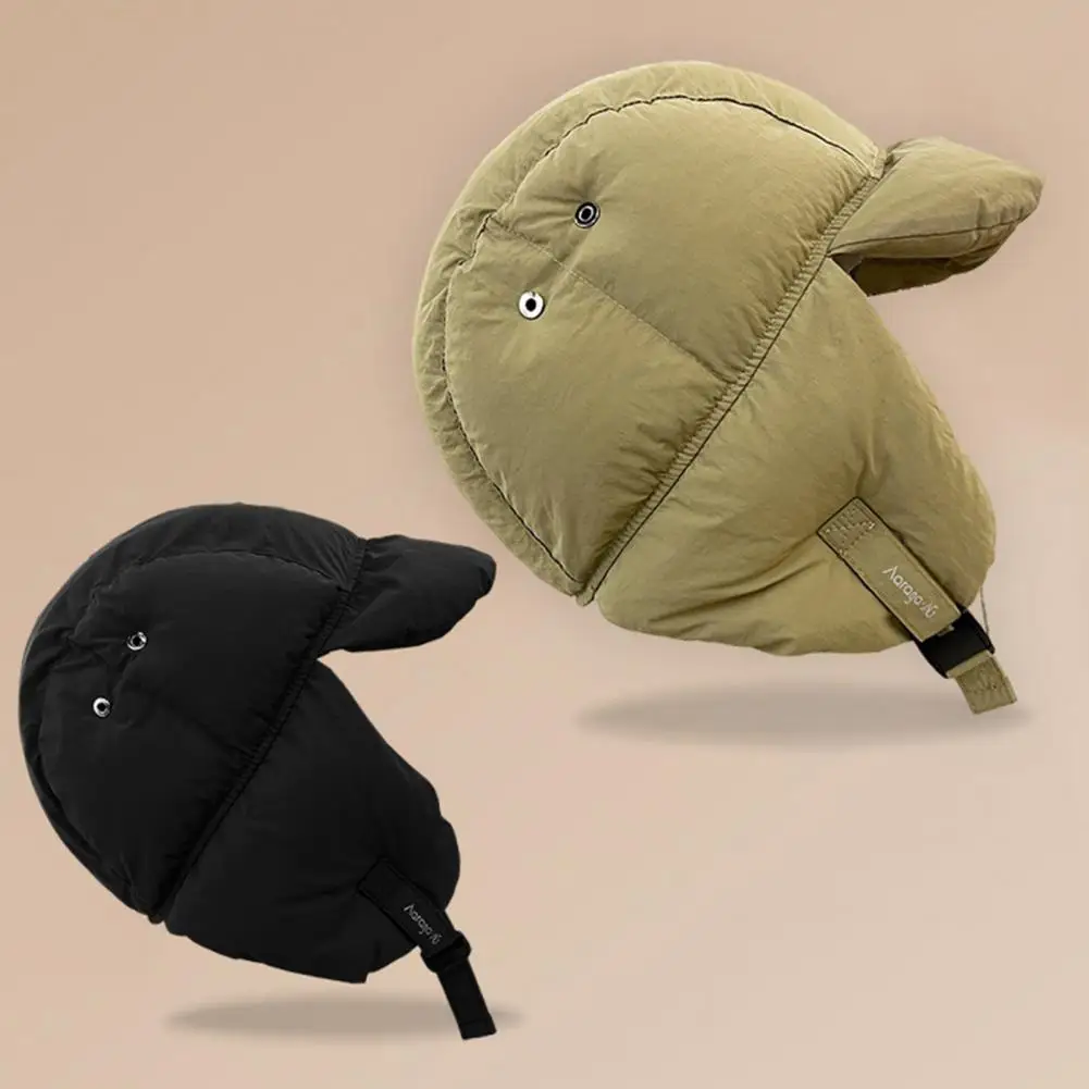 

Warm Winter Hat Outdoor Winter Windproof Ski Hats with Ear Protection Adjustable Buckle Unisex Thickened Lei Feng for Weather