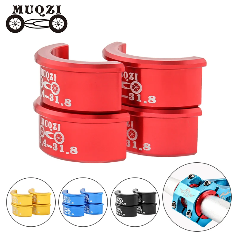 MUQZI Bike Lenker Adapter 25,4-31,8mm 31,8-35mm Lenker Stem Umwandlung Shim