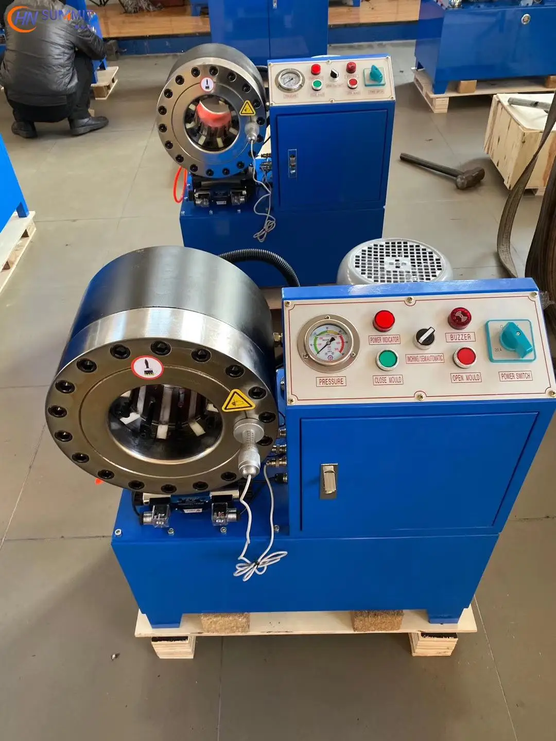 12 Core Patent Fast Change 10 Free Dies Make Hose Press Hydraulic Hose Pipe Crimper Aircon Hose Crimping Machine 5