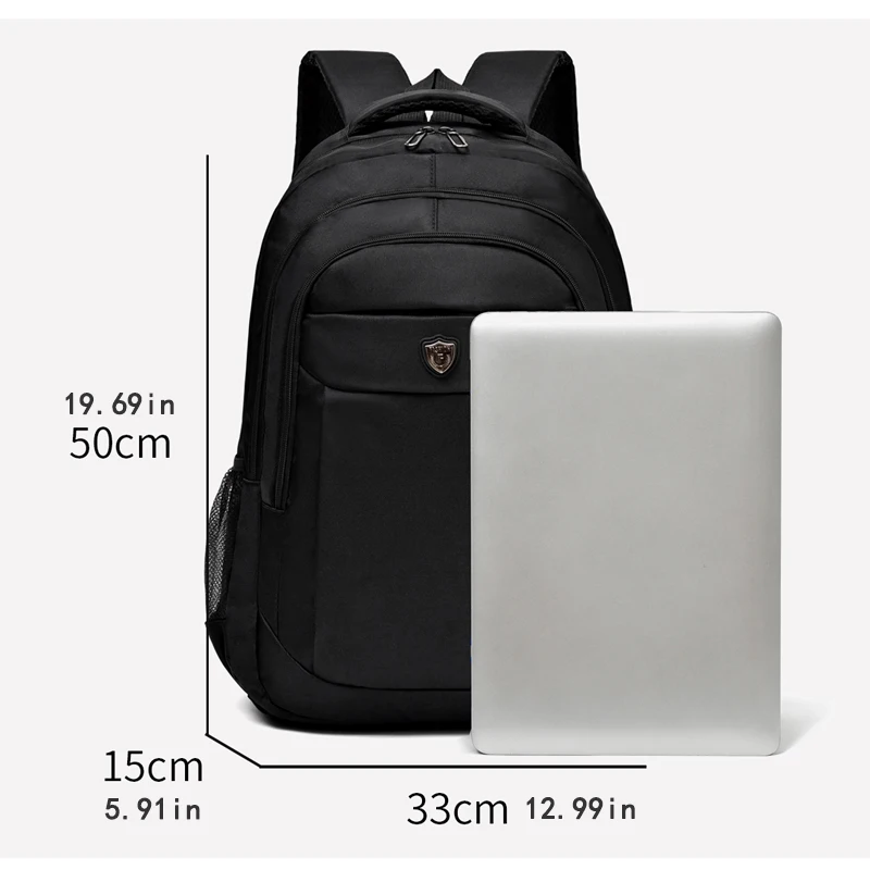 Large-capacity backpack - featuring a laptop compartment, travel backpack - suitable for school, work, camping, and daily use
