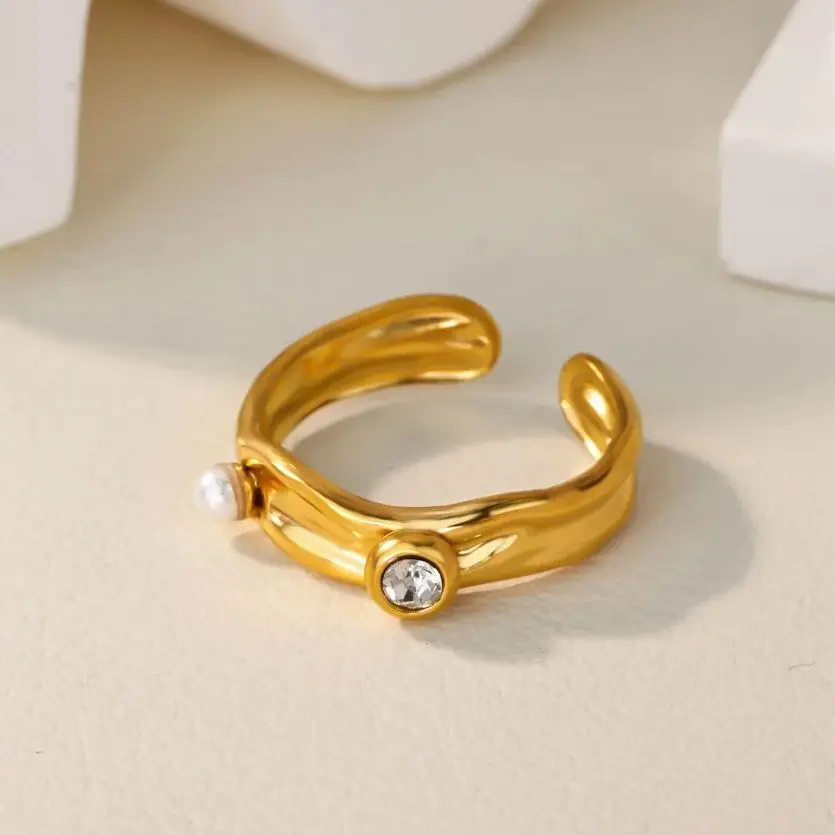 Zircon Peral Minimalist Rings For Women